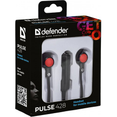 Гарнітура Defender Pulse 428 Black/Red (63428) (6232788) Обухів