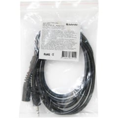 Кабель Defender JACK02-05 JACK M-JACK F, 1.5м, пакет (87511) (6337033) Долина