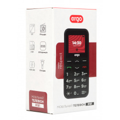 Мобільний телефон ERGO R181 Dual Sim Black (6653747) Кушугум