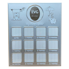 Фоторамка EVG ONIX J7-2 Baby 25 х 30.1 х 1.4 см Silver (6884656) Чернігів