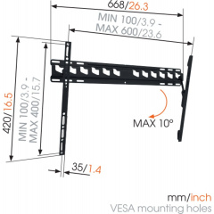 Настінне кріплення Vogels MA4010 (6374685) Кропивницький