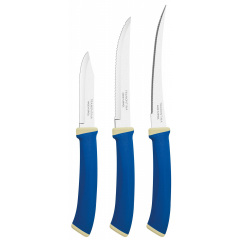 Набор ножей Tramontina FELICE 3 предмета Blue (6852762) Одеса