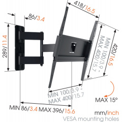 Настенное крепление Vogels MA3040 (6374682) Херсон
