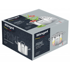 Кастрюля RINGEL Prime 20 см 3.6 л Хром (6733714) Дніпро