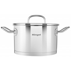 Кастрюля RINGEL Prime 20 см 3.6 л Хром (6733714) Дніпро