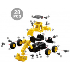 Экскаватор Diy Spatial Creativity LM8011-DZ-1 Разноцветный (6477771) Чернигов