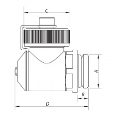 Кран зливний 1/2” KOER KR.1038 (KR2673) Київ