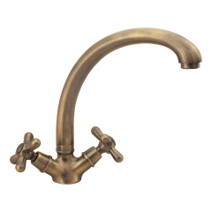 Смеситель для кухни HAIBA DOMINOX 273 бронзовый (HB0082) Балаклея