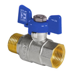 Кран шаровый KOER 1/2" ГШБ (KR.218.B) синий (KR2722) Сумы