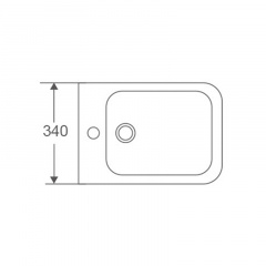 Биде подвесное Mixxus Premium Quadro-0501 485x345x325mm (MP6459) Харьков