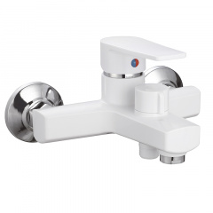 Смеситель для ванны Plamix Oscar-009 Euro White (без шланга и лейки) (PM0634) Киев
