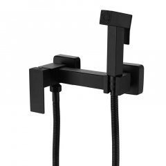 Змішувач для гігієнічного душу Zerix KUB-222 Black (нерж. сталь) (ZX4857) Херсон
