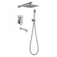 Встраиваемая душевая система MIXXUS KUB-009 INNER (нерж. сталь) (MI5945) Житомир