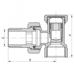 Вентиль 3/4x3/4 KOER KR.902 (KR0139) Никополь