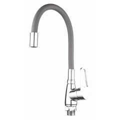 Смеситель для кухни Mixxus Elba 014 Nut Refl Grey без подводки MI6308 Ивано-Франковск