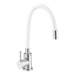 Змішувач для кухні Mixxus SUS-011 Chrome Refl.White (нерж. сталь) (MI6233) Житомир