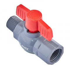 Кран кульовий Plamix PVM-1/2" FM PVC (PM0619) Київ
