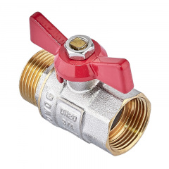 Кран кульовий Waterpro WP607-20FMW - 3/4" ГШМ (сталевий метелик) (WP3294) Кропивницький