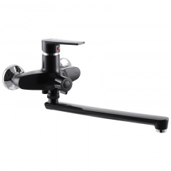 Смеситель для ванны PLAMIX Oscar-006 EURO Черный (без шланга и лейки) (PM0600) Киев
