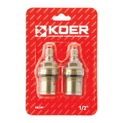 Кранбукси KOER KR.599 КОМПЛЕКТ (2 шт/БЛІСТЕР) кераміка MF-1/2" (AC0528) Київ