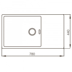 Мойка MIXXUS MX7844-200-x1.2-PVD-GOLD (MX0563) Чернигов