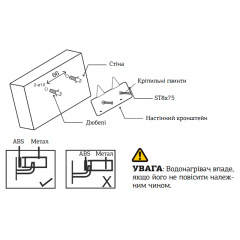 Водонагреватель "Над мойкой" Mixxus EWH-0506 Small Over накопитель. 6 л мокр.тен 1,5 kW (WH0020) Токмак