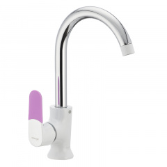 Кухонный смеситель белый Mixxus Premium Tiger 014 (MI0573) Фастів