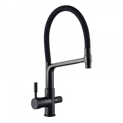 Змішувач для кухні MIXXUS Premium Barolo 021 Black (MI5927) Ужгород