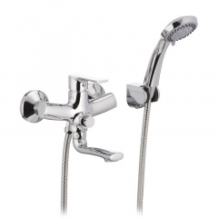 Смеситель для ванны MIXXUS PREMIUM PUSH Chr-009 (перекл. кнопкой) (MI1664) Полтава