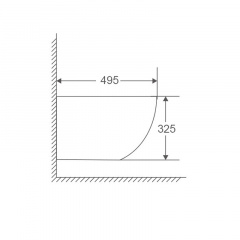 Біде підвісне Mixxus Premium Ellipse-0501 495x365x325mm (MP6469) Чернігів