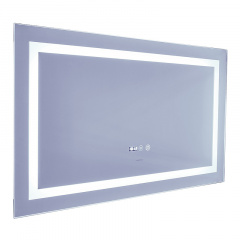 Зеркало Mixxus Warm MR02-100x60 (часы, LED-подсветка, антизапотевание) (MI6003) Житомир
