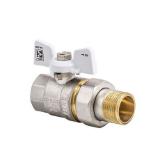Кран із американкою 3/4" (KOER KR.227.W) білий (KR0097) Чернівці