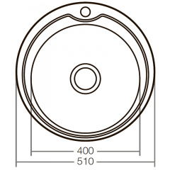 Мийка кухонна ZERIX Z510-08-180D (ZX1587) Полтава