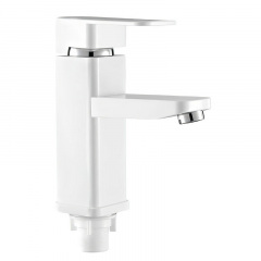 Змішувач для умивальника PLAMIX Kub-001 White (PM0611) Житомир