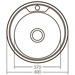 Мийка кухонна Zerix Z490-06-170E satin (ZX2618) Житомир