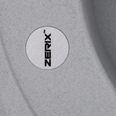 Мийка кухонна ZERIX ZS-510R-09 Сіра (ZX4535) Біла Церква