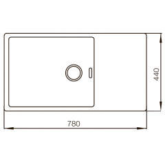 Мийка MIXXUS MX7844-200x1.2-PVD-BRONZE (MX0562) Одеса