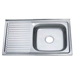 Кухонная мойка накладная ZERIXZ8050R-06-160E satin (ZX1613) Полтава