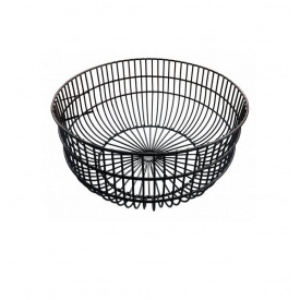Кошик-фруктівниця "Круг" 36*36*16 мм чорний DECOR ART 124081/1006