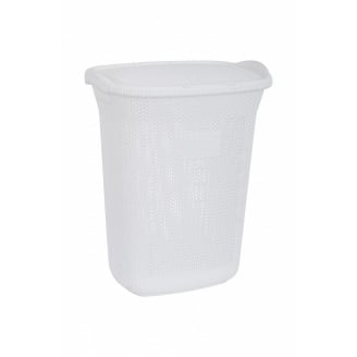 Корзина для белья VIOLET HOUSE WHITE Виолетта 59х37х48 см 65 л Белый (6481508)