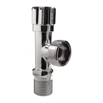 Кран кутовий сантехнічний Remi KV 1/2”х3/4”