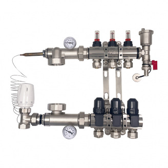 Колекторна група Remi на 3 виходи