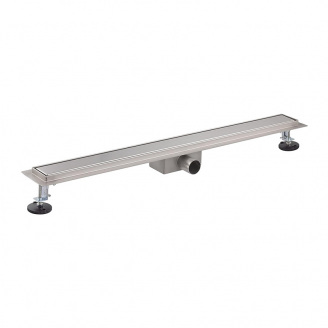 Трап лінійний Britc 800 мм з сифоном нержавіюча сталь