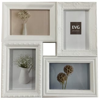 Мультирамка EVG INNO ZB-4-3333 COLLAGE 4 33 х 33 х 2.5 см WHITE (6812242)
