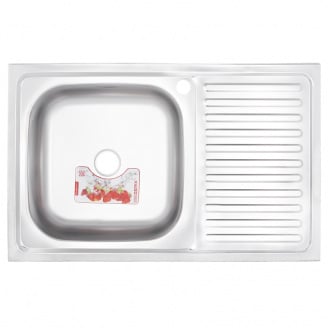 Мийка кухонна ZERIX Z8050L-08-180MD MICRO DECOR (ZS0596)