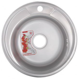 Мийка кухонна ZERIX Z490-06-170MD MICRO DECOR (ZS0556)