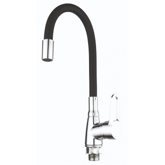 Змішувач для кухні Mixxus Elba 014 Nut Refl Black без підведення MI6306