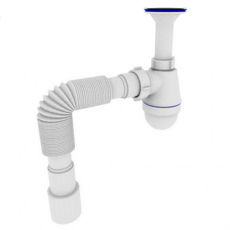 Сифон для умивальника ZERIX SU-01 1 1/4