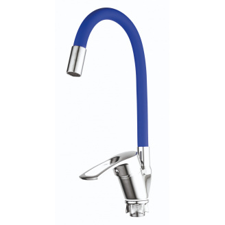 Смеситель для кухни Mixxus FANY 011 Nut Refl Blue без подводки MI6293