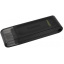 Flash Drive Kingston DT70 128GB, Type-C, USB 3.2 (6579622) Вишневе